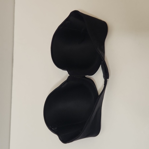 Maidenform Women's Black Underwire Slightly Padded Strapless Bra Size 36B - Picture 4 of 9